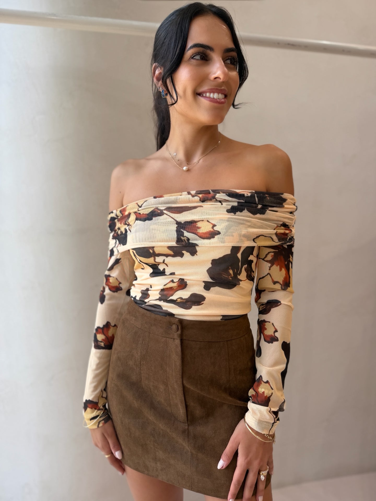 SOPHIE SUEDE MINI - CHOC