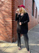 QUINCY COAT - BLACK