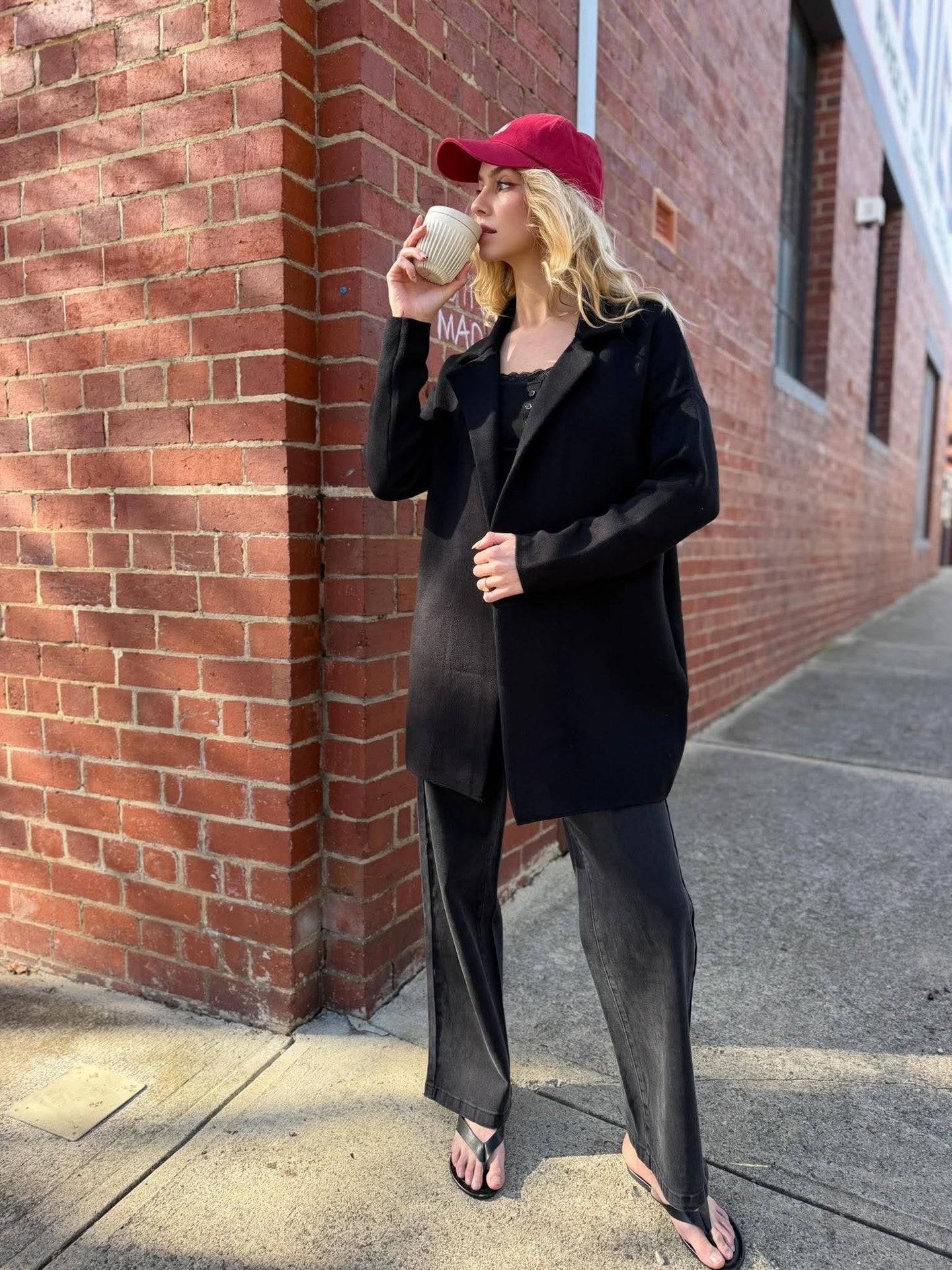 QUINCY COAT - BLACK
