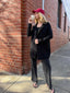 QUINCY COAT - BLACK