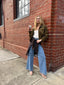KHAKI FUNNEL NECK JACKET