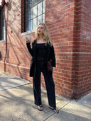 JACQUI WIDE LEG JEAN - BLACK
