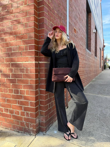 JACQUI WIDE LEG JEAN - BLACK