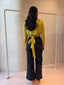 TIANA BLOUSE - CHARTREUSE
