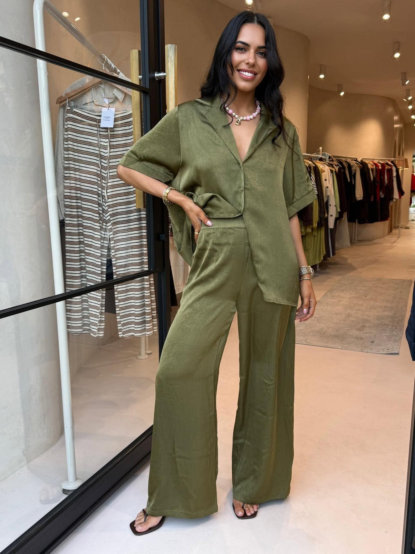 PAM SHIRT- OLIVE