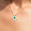 TURQUOISE PENDANT NECKLACE