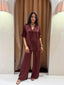 LEANDRA PANT- BURNT WINE