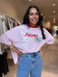 VACANZA SHORT SLEEVE TEE BALLET PINK
