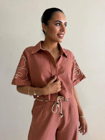 BLOOM STITCH SHIRT
