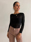 JAMARI BODYSUIT-BLACK