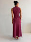 VELO TWIST MIDI DRESS