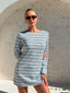 LELANI MINI DRESS- NAUTIC STRIPE