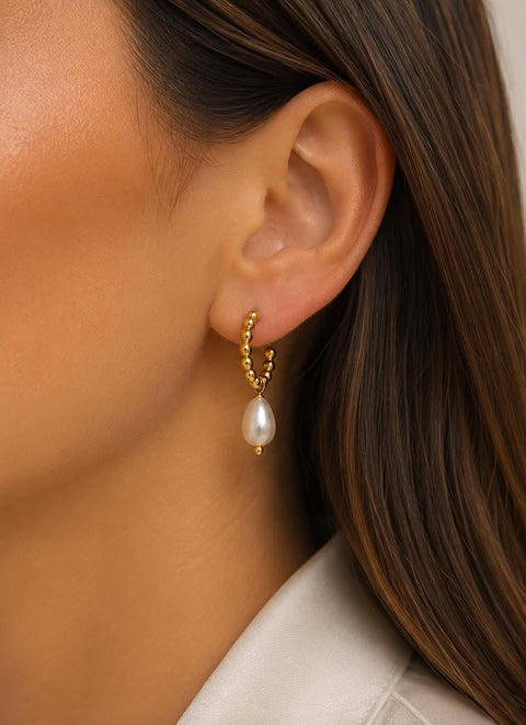 PEARL DROP EARRINGS