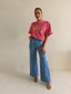 SOLEL EMB STRIPE TEE