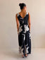 VEDA MESH MIDI DRESS