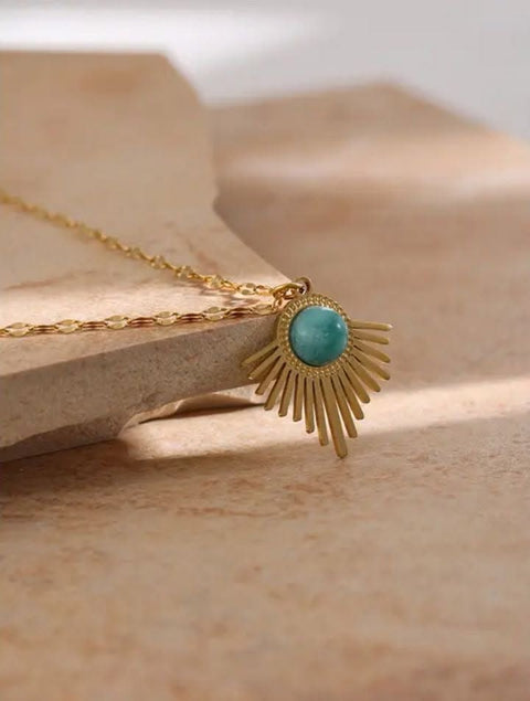 TURQUOISE PENDANT NECKLACE