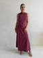 VELO TWIST MIDI DRESS