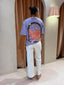 REBEL HEART ACID WASH TEE