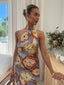 JARRAH DRESS - ABSTRACT FLORAL