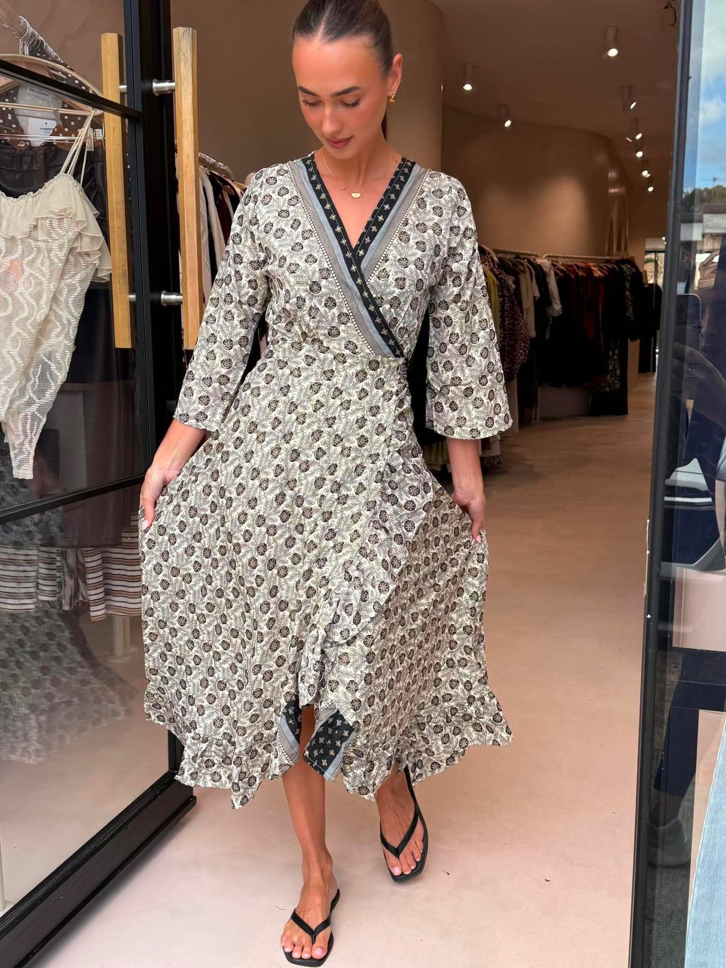 IZZY WRAP DRESS