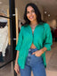 SHAE BOYFRIEND SHIRT - GREEN
