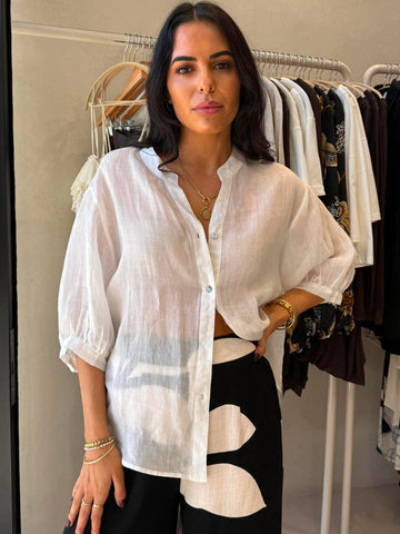 JEMMA TOP- WHITE