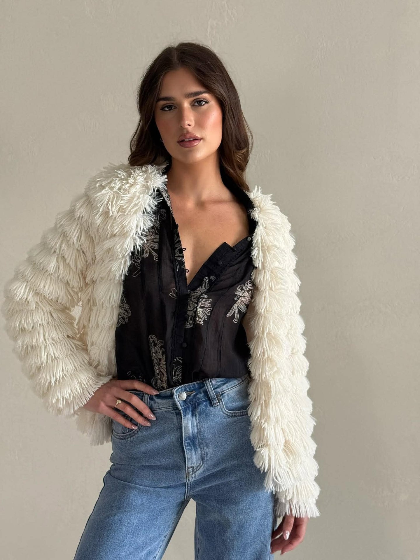 SARAH COAT- CREAM