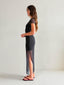 YASMINA POLKA DOT DRESS- BLACK