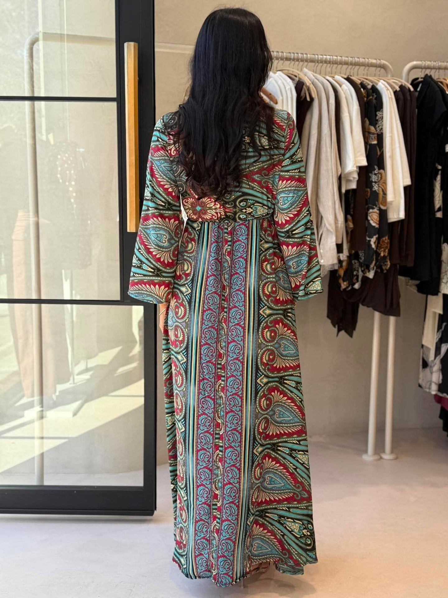 HARRIET FLARE SLEEVE DRESS