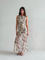 BRANDY MAXI DRESS -WATERCOLOUR