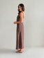 BRANDY MAXI DRESS - CHOC VANILLA