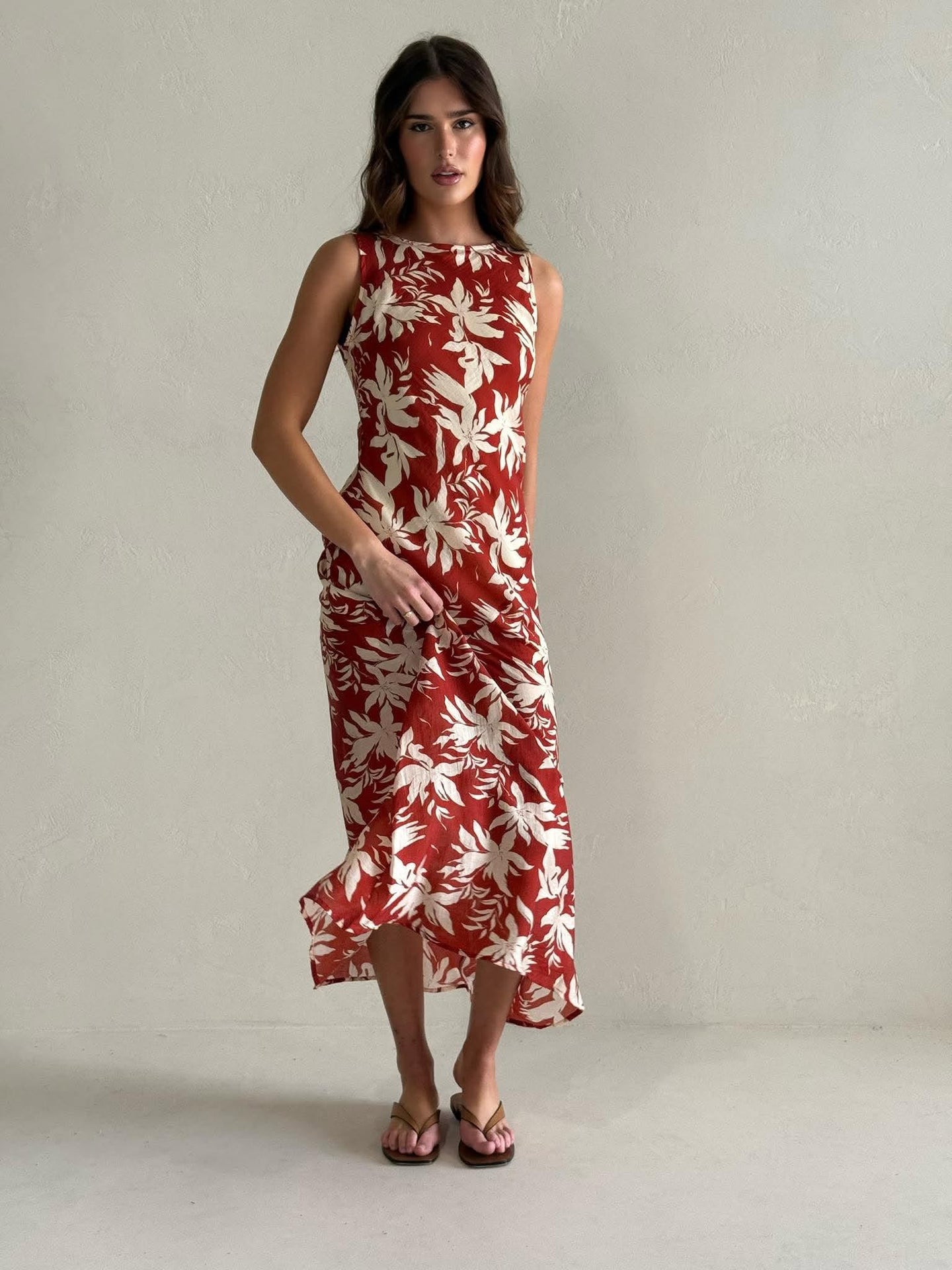 BRANDY MAXI DRESS -ISLAND FLORAL