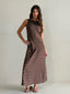 BRANDY MAXI DRESS - CHOC VANILLA