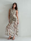 BRANDY MAXI DRESS -WATERCOLOUR