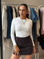 COVE SKORT -CHOC