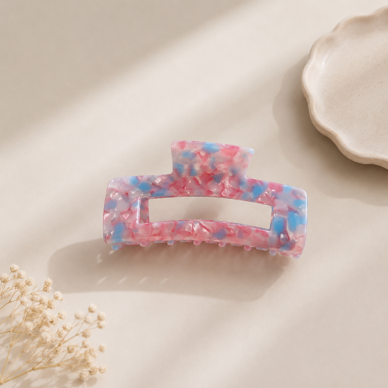 TIA HAIR CLIP - Mermaid Pink & Blue