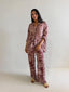 SIENNA PANT- ABSTRACT ROSE GOLD