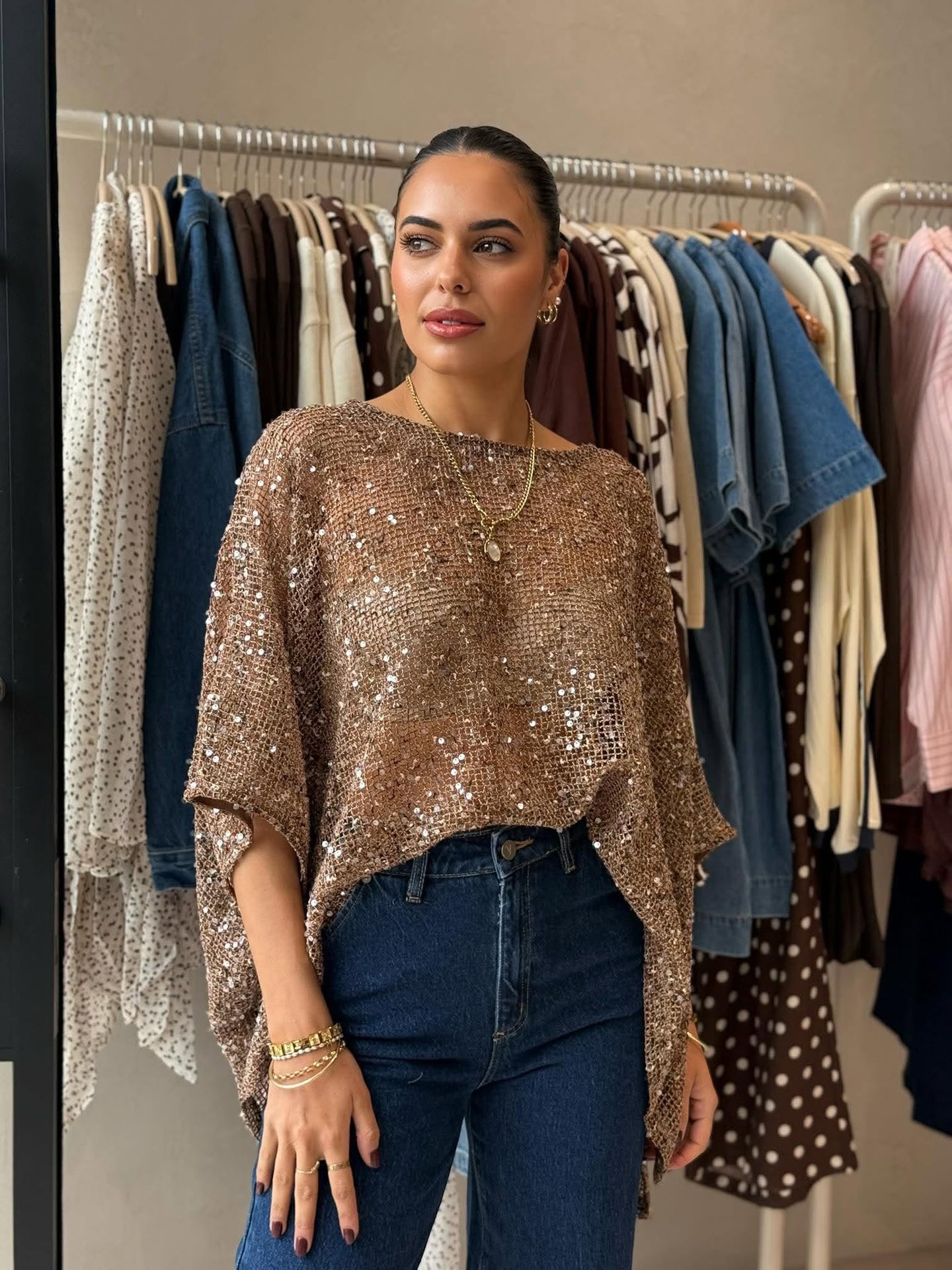 GOLDEN NIGHTS TOP- BRONZE