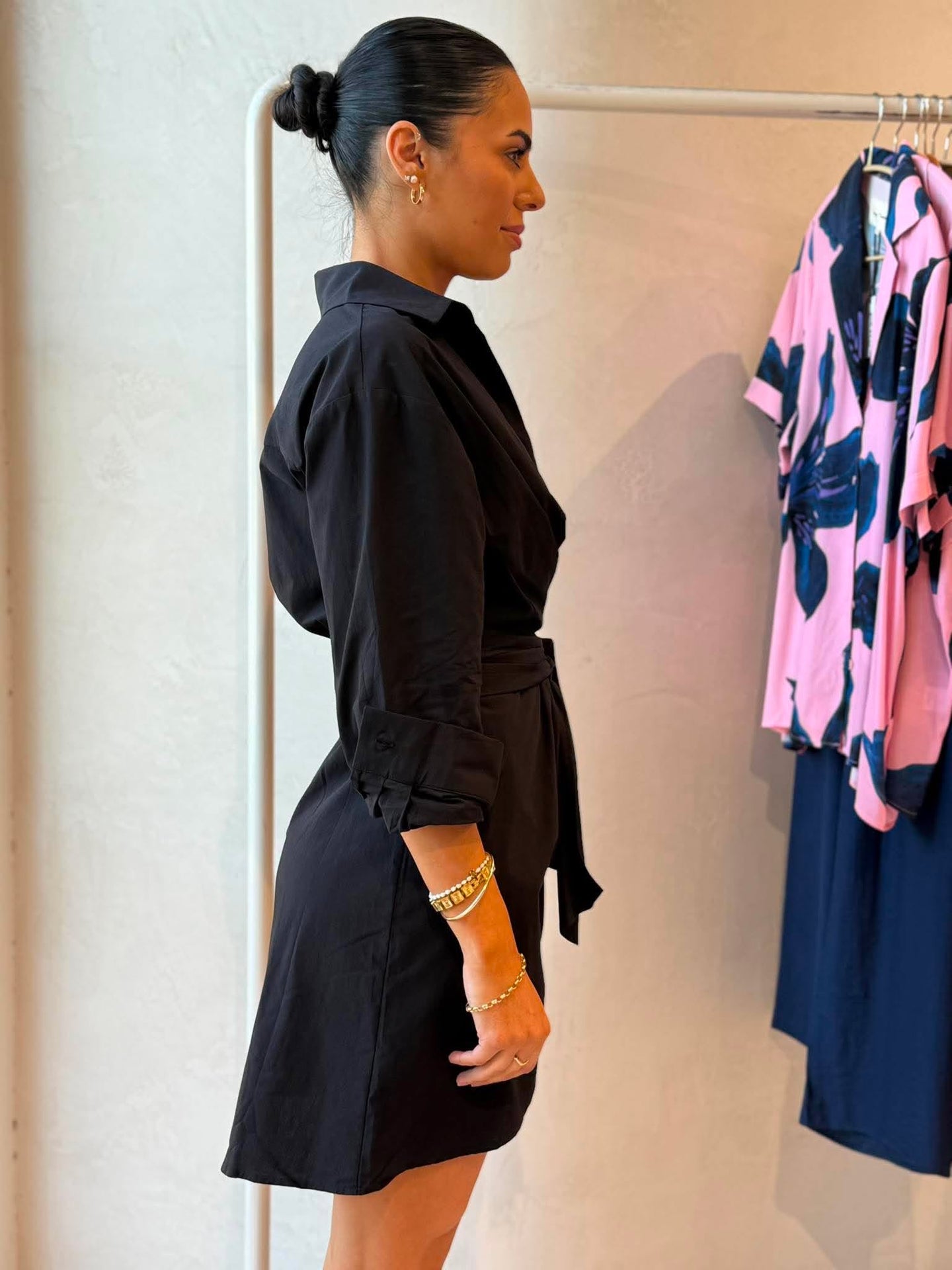 SUNSET DRESS -BLACK