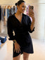 SUNSET DRESS -BLACK