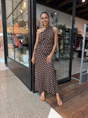 JARRAH MAXI DRESS - CHOC VANILLA