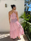 COASTAL STRIPE MAXI- RED
