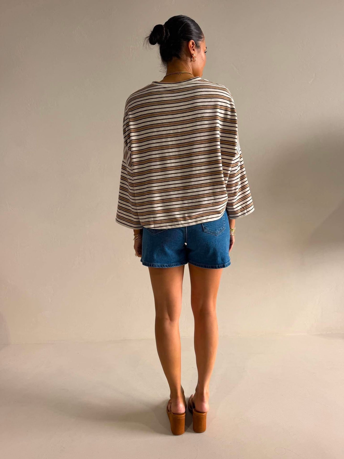 ARA STRIPE TOP- CABANA