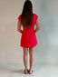 SUNDAY BEST MINI DRESS- RED