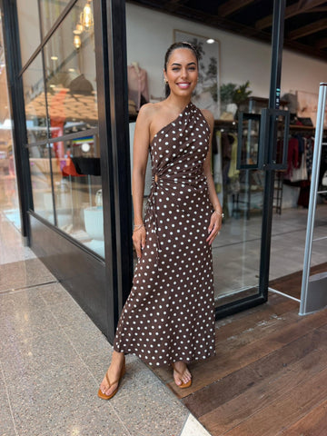 JARRAH MAXI DRESS - CHOC VANILLA