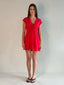 SUNDAY BEST MINI DRESS- RED