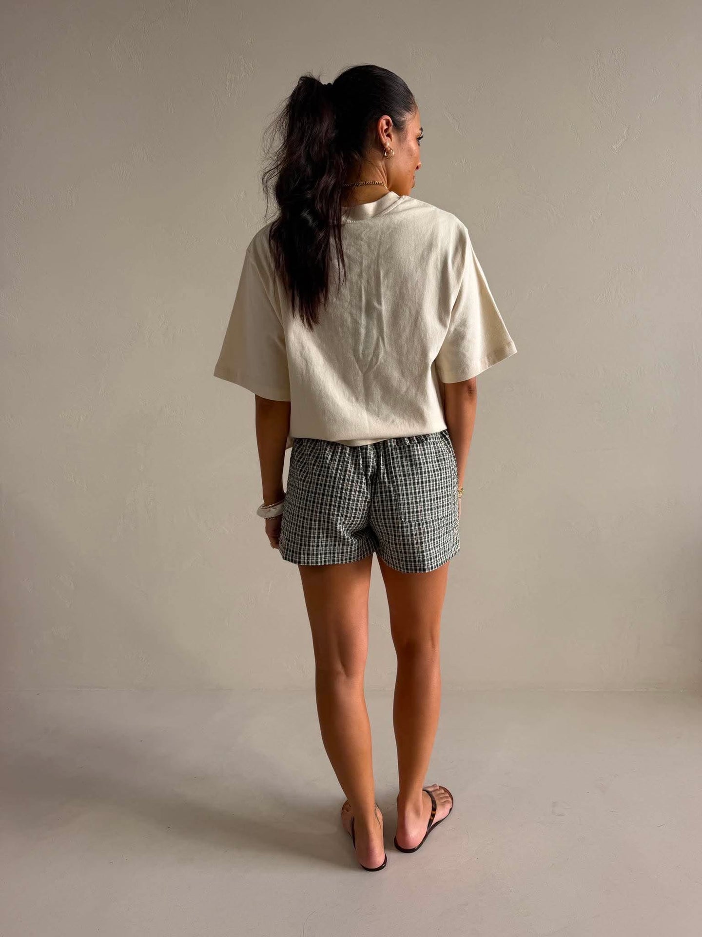 LOTTIE CHECK SHORTS