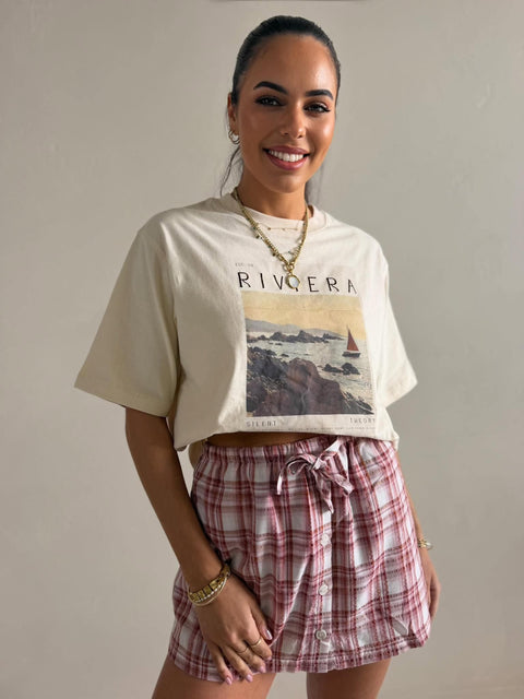 CHELSEA CHECK SKORT