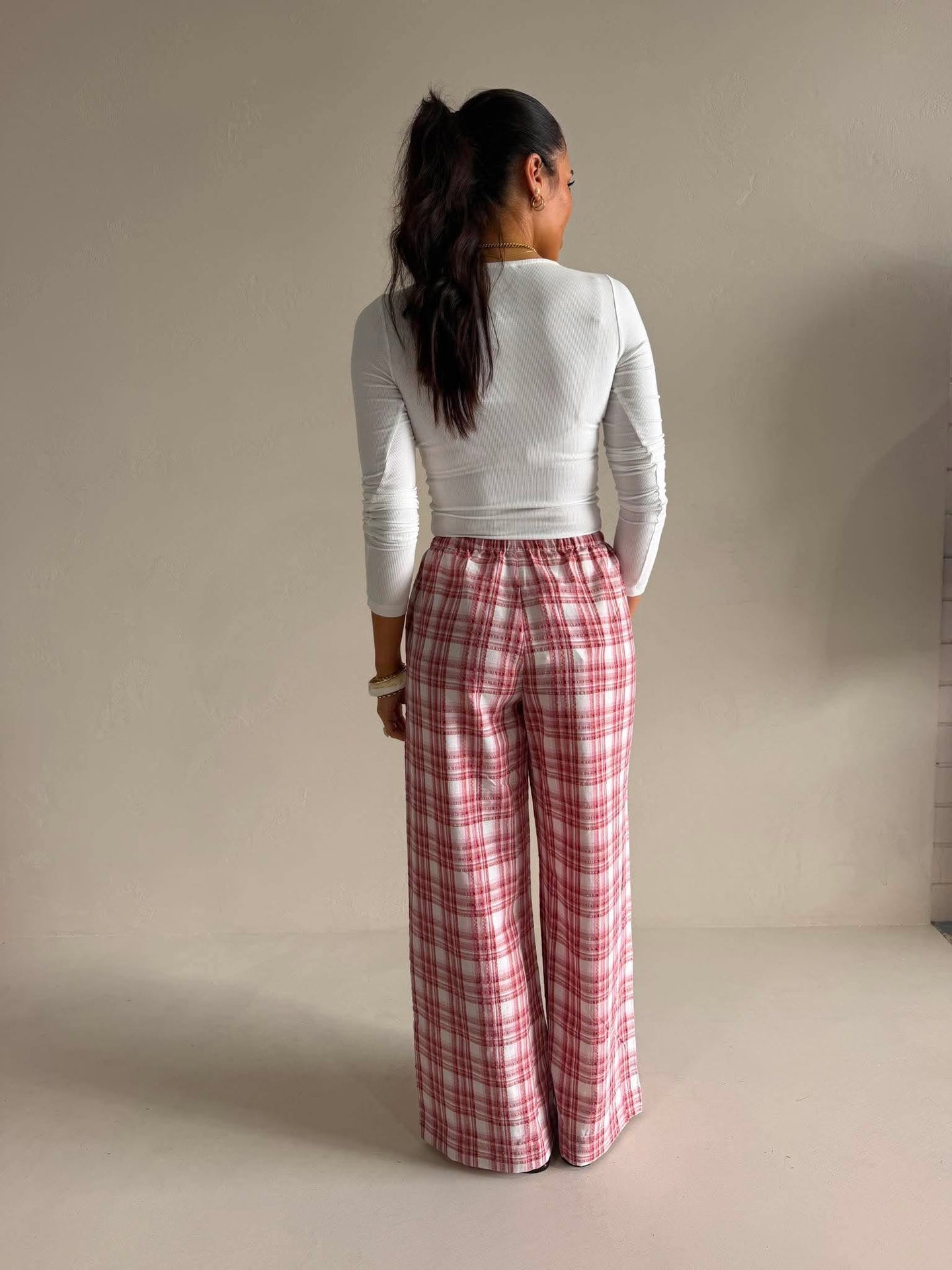 CHELSEA CHECK PANT