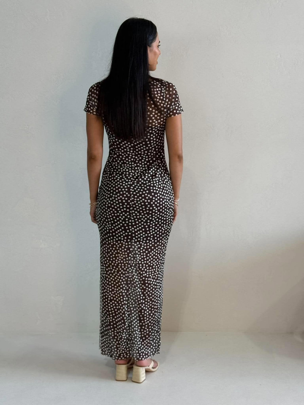 LIDIA DRESS- CHOC